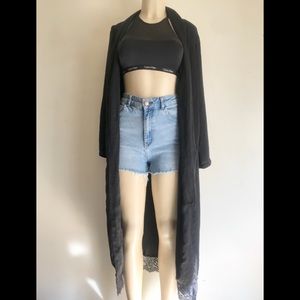 Missguided long sheer duster 6